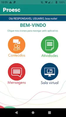 Proesc Aluno android App screenshot 1